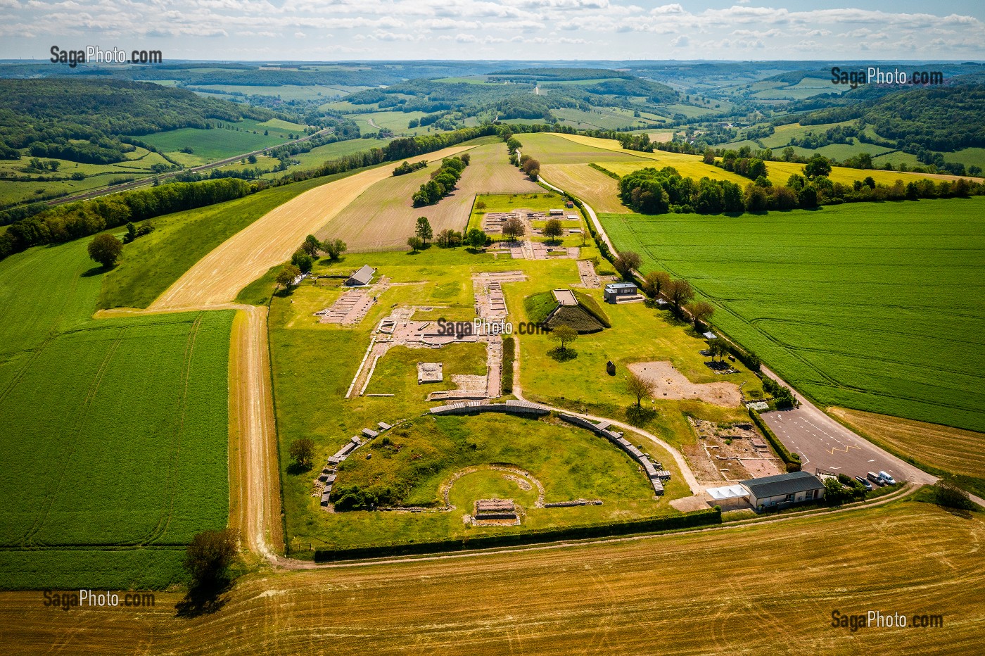 photo de VESTIGE DE LA VILLE GALLO ROMAINE, ALISE SAINTE REINE, ALESIA