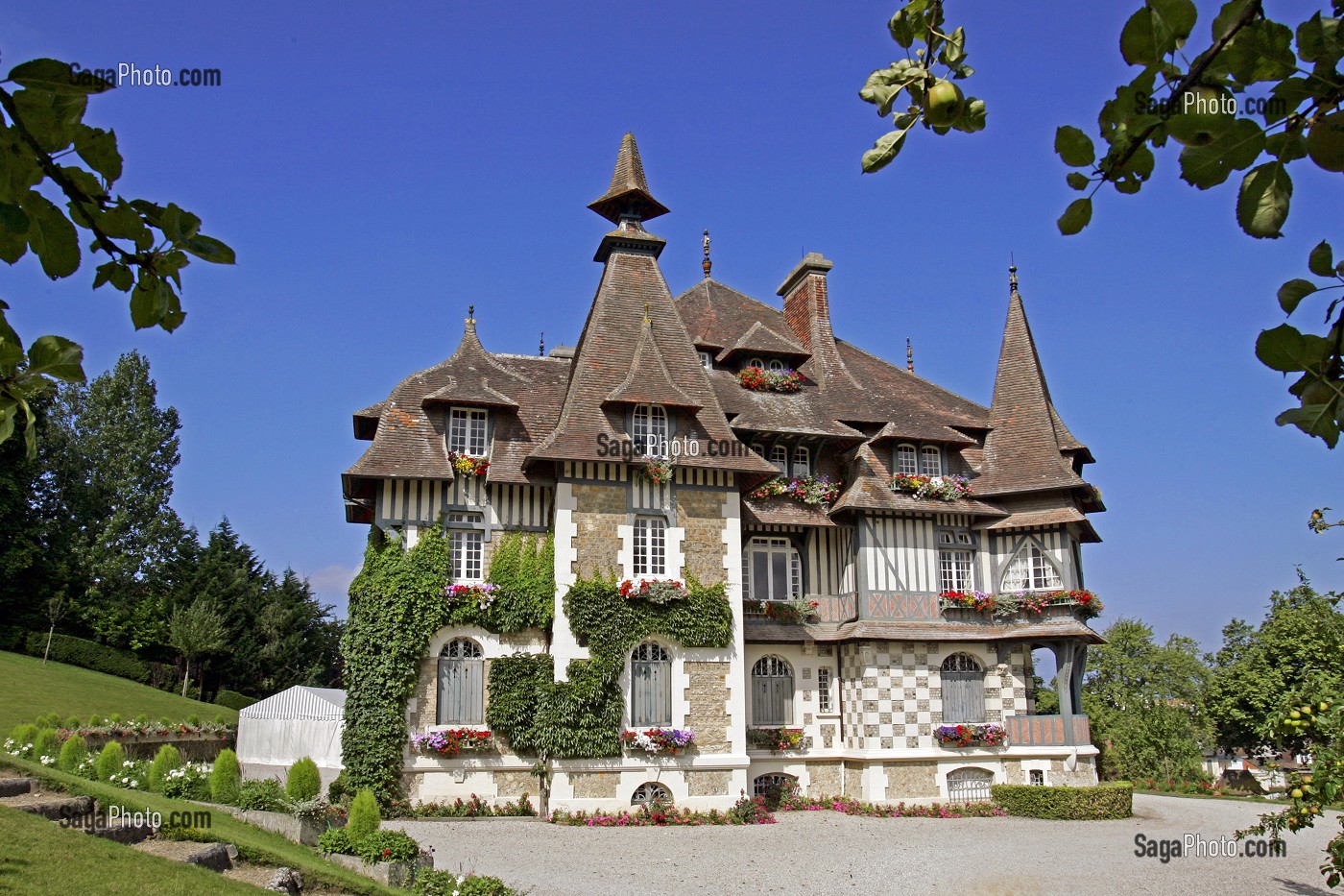 VILLA STRASSBURGER (ANCIENNE FERME DE LA MOTTE), DEAUVILLE, CALVADOS (14), NORMANDIE, FRANCE 