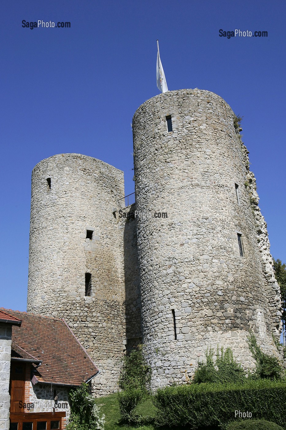 LES TOURS MEDIEVALES, CROCQ, CREUSE (23), FRANCE 