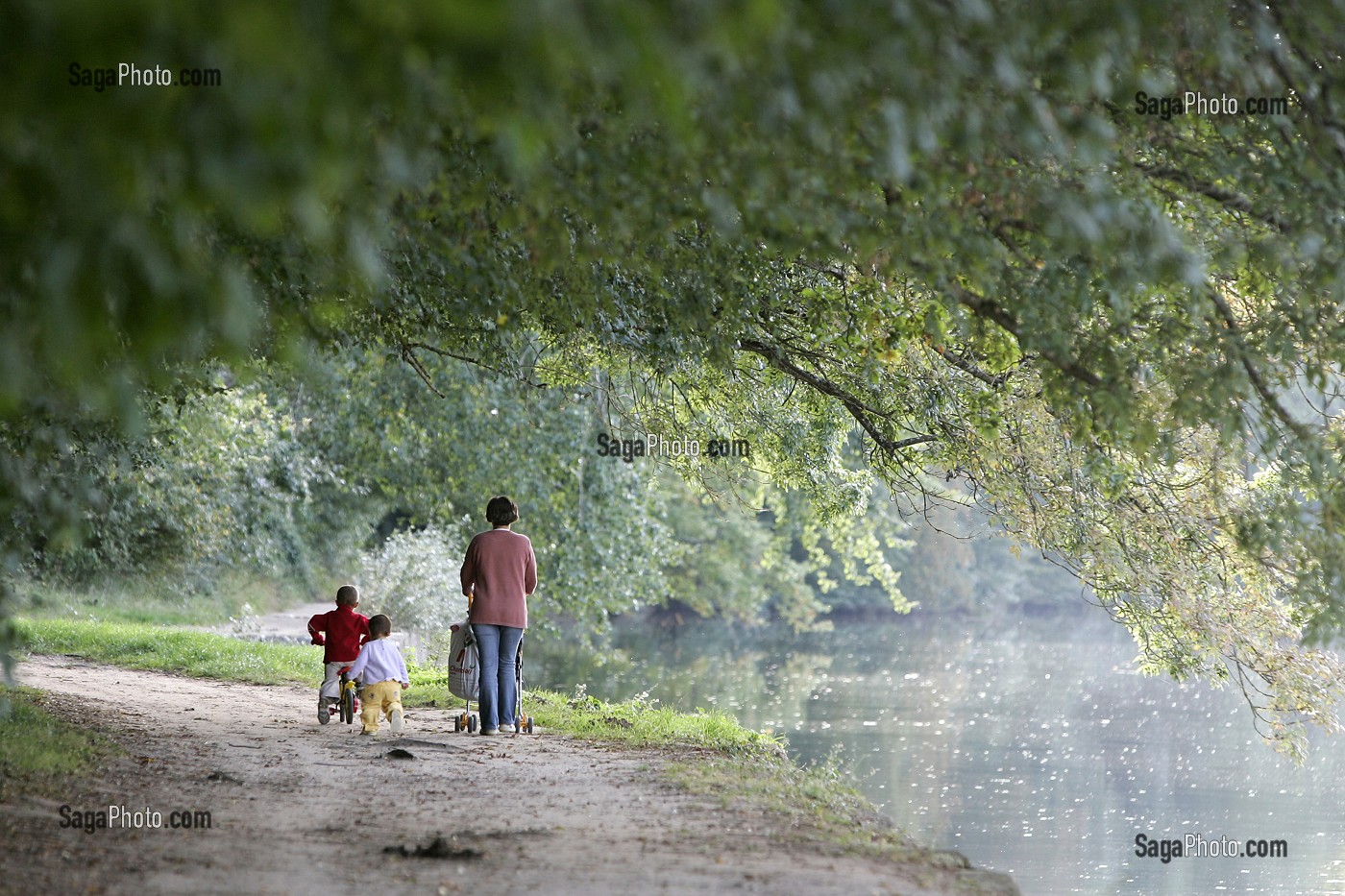 PROMENADE AU BORD DU CHER, CHENONCEAU, INDRE-ET-LOIRE (37), FRANCE 