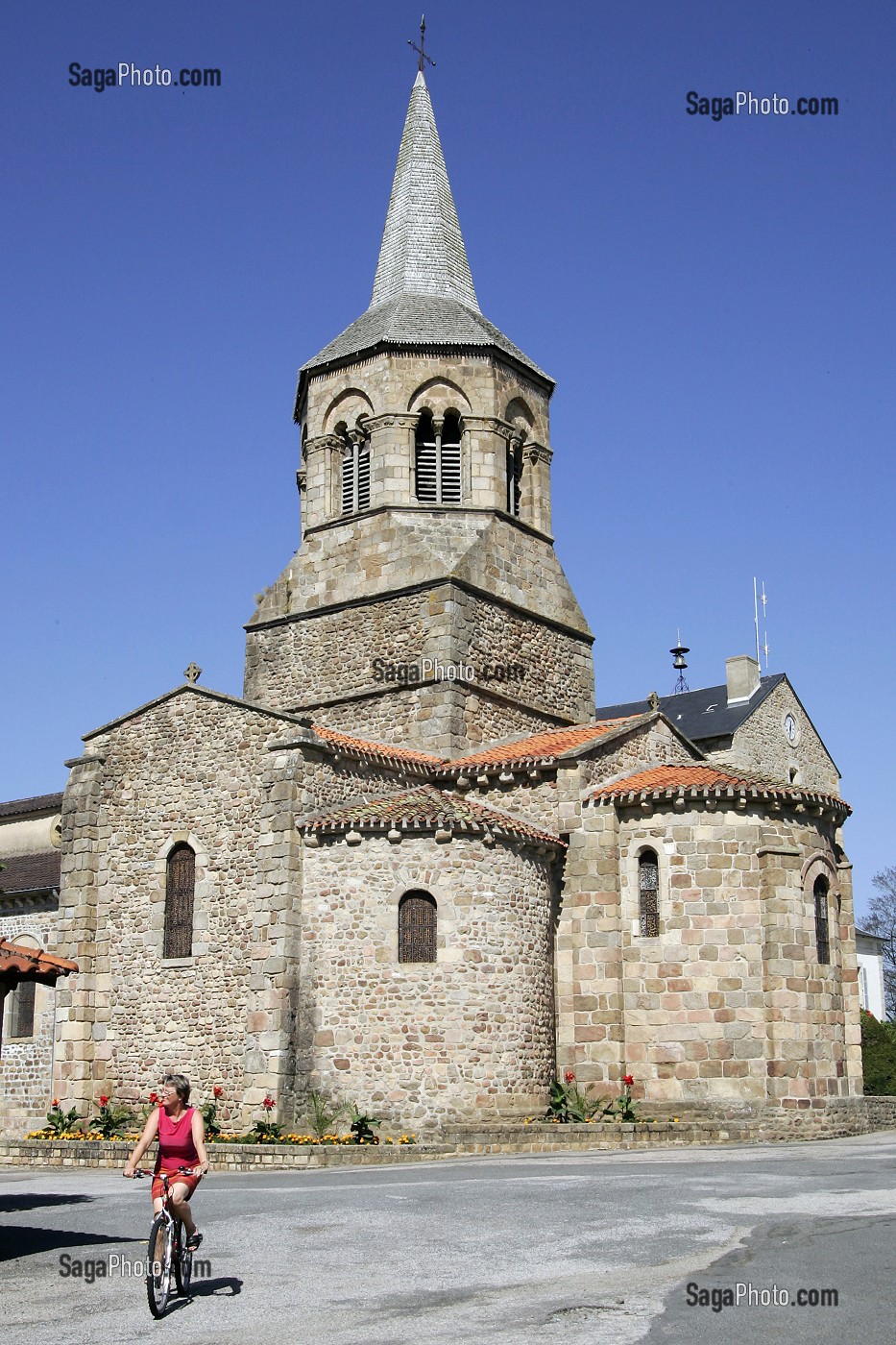 EGLISE DE MARCILLAT-EN-COMBRAILLE, PUY-DE-DOME (63), AUVERGNE, FRANCE) 