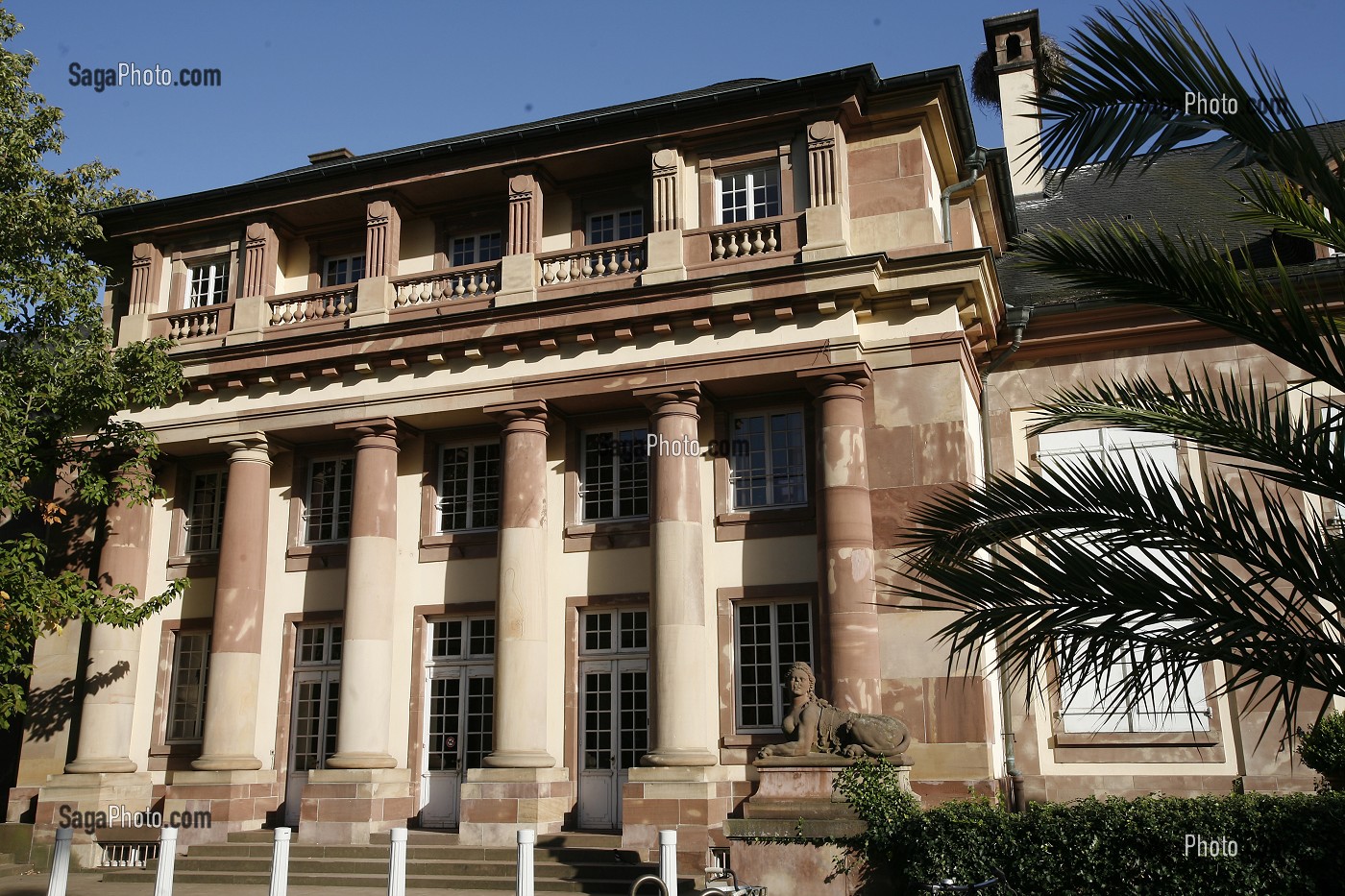 ORANGERIE, PARC DE L'ORANGERIE, STRASBOURG, BAS RHIN (67), ALSACE, FRANCE, EUROPE 