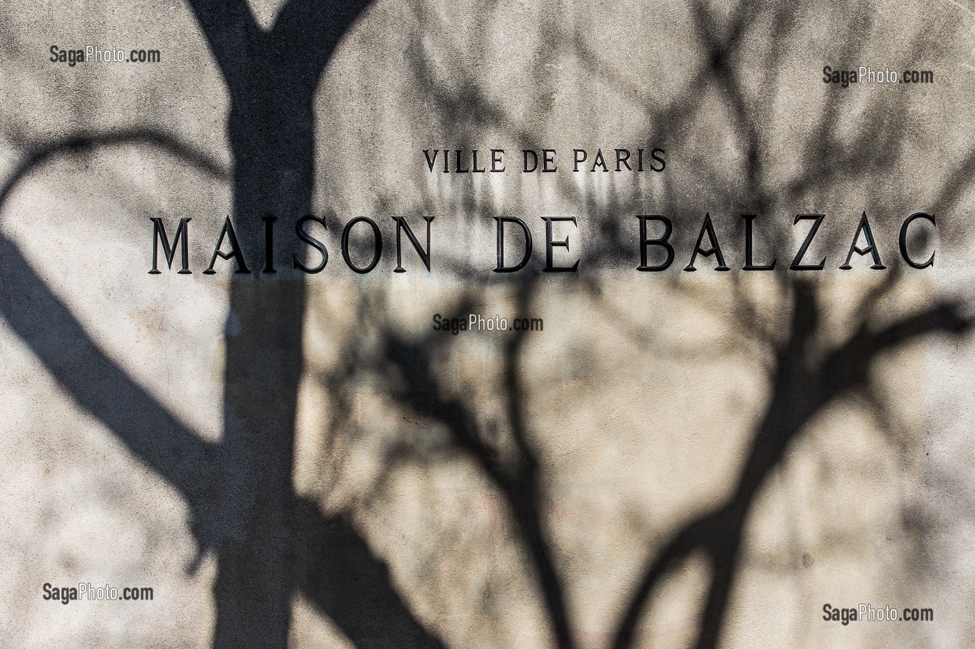 MAISON DE BALZAC, MUSEE SITUE DANS L'ANCIEN DOMICILE DE L'ECRIVAIN, 16 EME ARRONDISSEMENT, PARIS (75), ILE-DE-FRANCE, FRANCE 