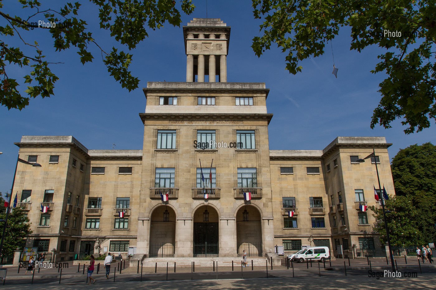 HOTEL DE VILLE, MONTREUIL-SOUS-BOIS, SEINE-SAINT-DENIS (93), ILE-DE-FRANCE, FRANCE 