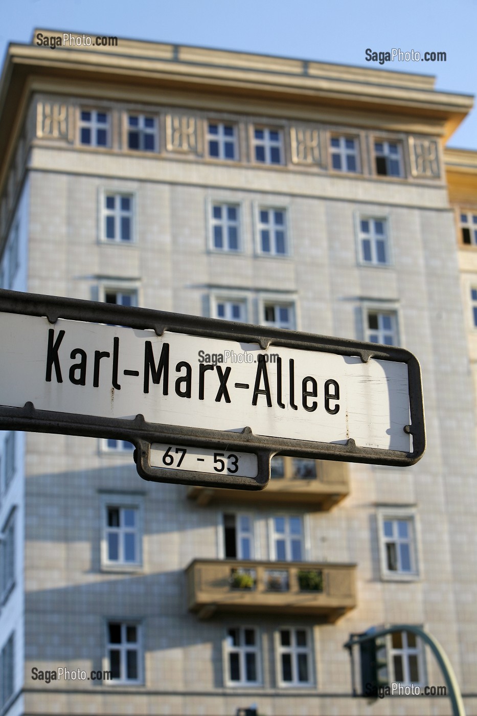 KARL MARX ALLEE, BERLIN, ALLEMAGNE 