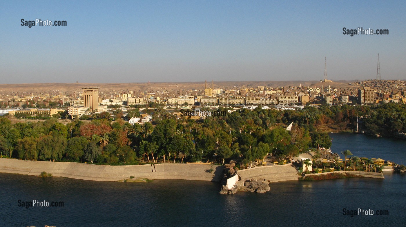 VILLE D'ASSOUAN, HAUTE EGYPTE, EGYPTE, AFRIQUE 