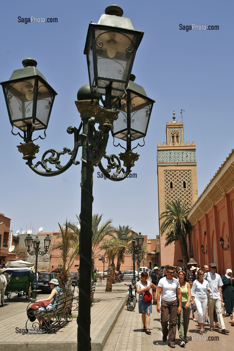 MOSQUEE DE LA KASBAH, MARRAKECH, MAROC, MAGHREB, AFRIQUE 