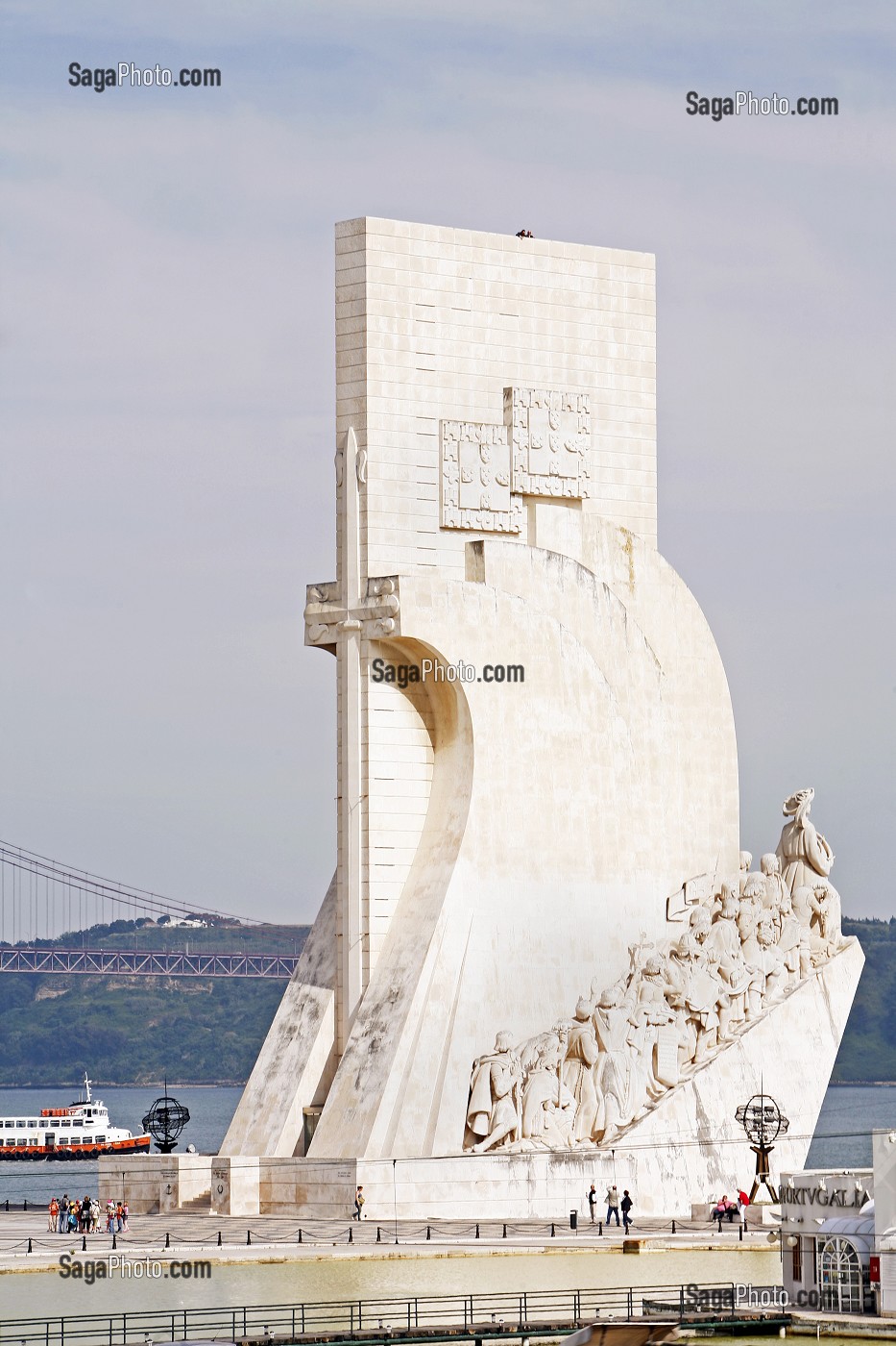 MONUMENT DES DECOUVERTES, QUARTIER DE BELEM, PORTUGAL, EUROPE 