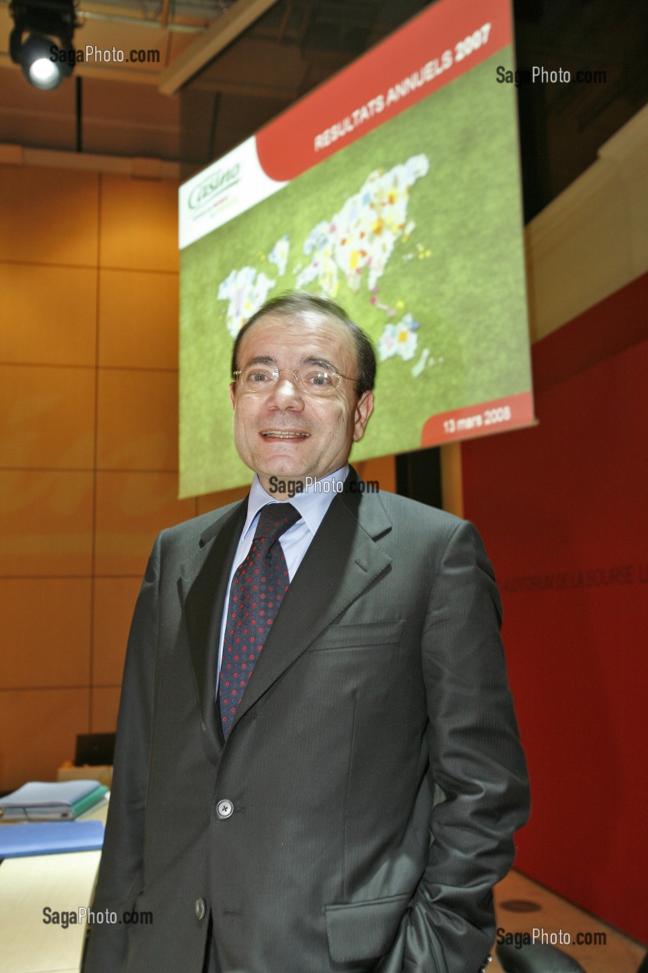 JEAN CHARLES NAOURI, PDG DU GROUPE CASINO, PRESENTATION DES RESULTATS ANNUELS 2007 