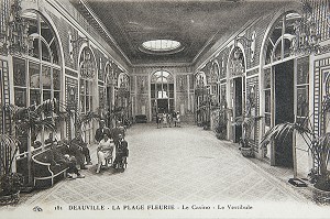 VESTIBULE DU CASINO DE DEAUVILLE, CALVADOS (14), NORMANDIE, FRANCE, COLLECTION G. HAMEL 