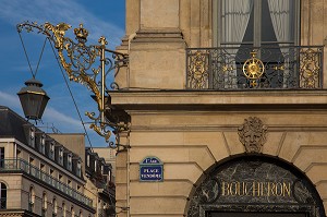 BOUCHERON, JOAILLIER DE LUXE, PLACE VENDOME, PARIS, 1 ER ARRONDISSEMENT, PARIS (75), ILE-DE-FRANCE, FRANCE 