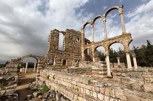 SITE ARCHEOLOGIQUE D'ANJAR, A LA FRONTIERE SYRIENNE, AANJAR, BEQAA GOVERNORATE, LIBAN 