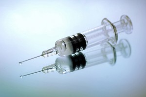 SERINGUE, VACCINATION CONTRE LE VIRUS H1N1 OU LA GRIPPE A 