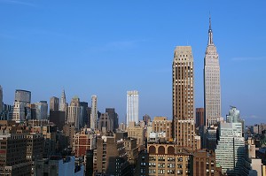 VUE SUR L'EMPIRE STATE BUILDING ET LE QUARTIER DE MIDTOWN, MANHATTAN, NEW YORK CITY, ETAT DE NEW YORK, ETATS-UNIS 