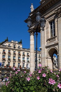 L'OPERA NATIONAL ET GRAND HOTEL, PLACE DE LA COMEDIE, VILLE DE BORDEAUX, GIRONDE (33), FRANCE 