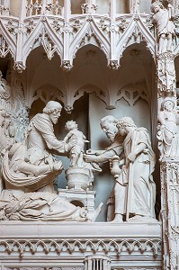LA CIRCONCISION DE L'ENFANT JESUS, TOUR DE CHOEUR, CATHEDRALE NOTRE-DAME, CHARTRES (28), FRANCE 