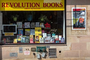 LIBRAIRIE REVOLUTIONNAIRE (REVOLUTION BOOKS), MALCOLM X BOULEVARD, HARLEM, MANHATTAN, NEW-YORK, ETATS-UNIS, USA 