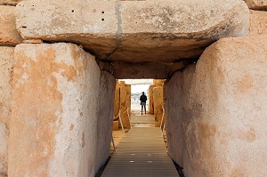 TEMPLES MEGALITHIQUES D'HAGAR QIM, INSCRITS AU PATRIMOINE MONDIAL DE L'UNESCO, MALTE 