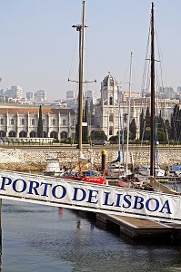 PORT DE LISBONNE, QUARTIER DE BELEM, PORTUGAL, EUROPE 