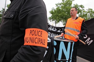 MANIFESTATION NATIONALE DES POLICIERS MUNICIPAUX