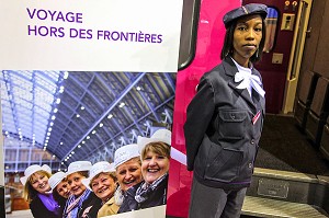LA SNCF CELEBRE LES 30 ANS DU TGV, GARE MONTPARNASSE, PARIS 