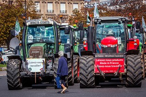 MANIFESTATION AGRICULTEURS A PARIS 