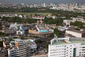 VUE DE LA VILLE DEPUIS LE PRINCE HOTEL, BANGKOK, THAILANDE 