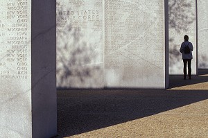 MEMORIAL DE LA SECONDE GUERRE MONDIALE, BATTERY PARK, MANHATTAN, NEW YORK, USA 