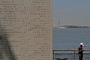 MEMORIAL DE LA SECONDE GUERRE MONDIALE, BATTERY PARK, MANHATTAN, NEW YORK CITY, ETAT DE NEW YORK, ETATS-UNIS 